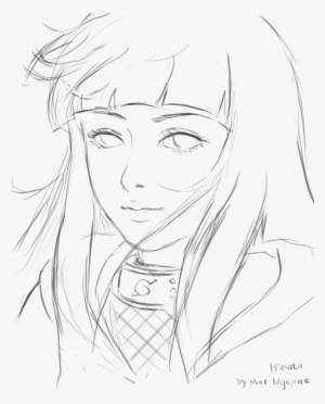 Pin By Kel Vin On Naruto Pinterest - Hinata Drawing