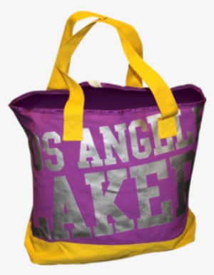 Los Angeles Lakers Metallic Print Tote Bag - Los Angeles