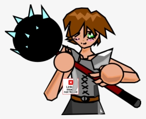 How To Set Use Warrior With Mace Clipart