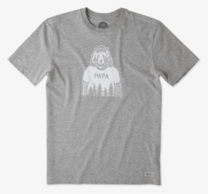 Men's Papa Bear Crusher - Life Is Good Papa Bear Shirt
