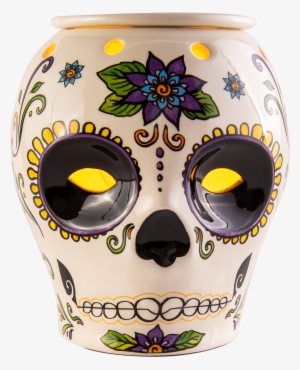 Scentsationals Day Of The Dead Full-size Wax Warmer - Day Of The Dead Wax Warmer