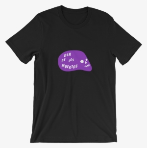 Purple Dia De Los Muertos Short Sleeve Unisex T Shirt