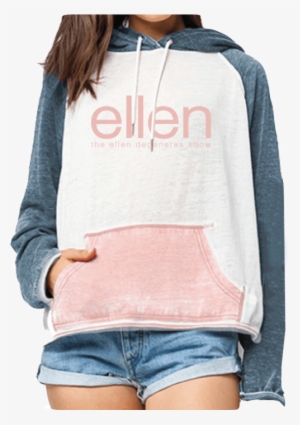 Ellen Show Color Block Pullover - Hoodie