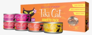 Tiki Cat King Kamehameha Luau Variety Pack Canned Cat - Tiki Pets Tiki Cat Luau Cat Food