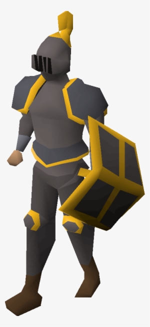 Iron Gold-trimmed Set Equipped - Rune Gold Trimmed Osrs