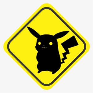 Pikachu Placa - Road Sign For School