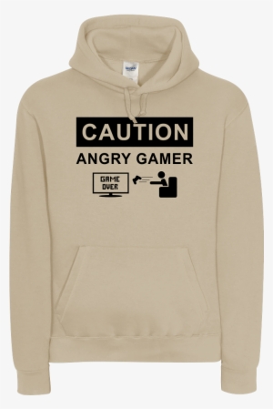 Angry Gamer Sweatshirt B&c Hooded