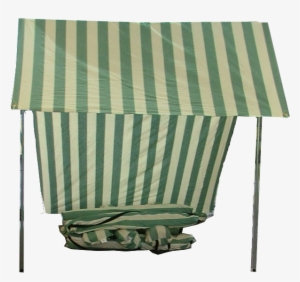 Beach Shade Front - Old Fashioned Beach Tent