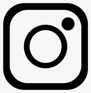 Instagram Logo Black Borders Png Transparent Background - Instagram Logo Black With Transparent Background