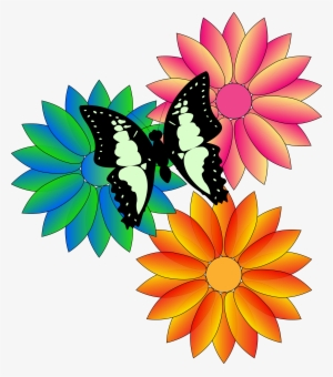 Image Library Library Butterfly And Icons Png Free - Animated Butterfly On Flower