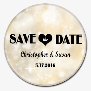 Save The Date Button - Label