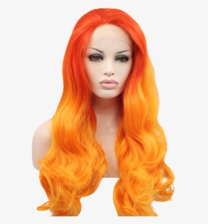 Orange And Yellow Ombre Hair