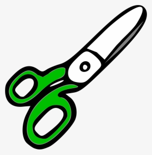 This Free Icons Png Design Of Scissors With Green Handles