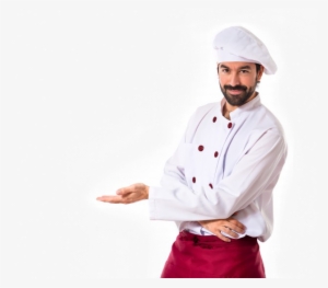 About - Chef With Dish Png