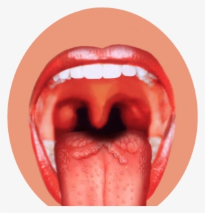 Drawn Tongue Png Transparent - Taste Buds Png