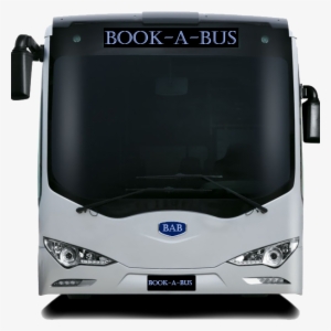 Book A Bus - Bus Front Png