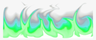 Fireair - Transparent Green Flames Png