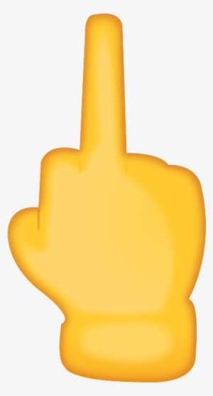 Finger Clipart Middle Finger Emoji - Middle Finger Emoji Transparent