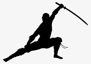 Silhouette, Ninja, Warrior, Fighter, Man, Martial Arts - Ninja Silueta