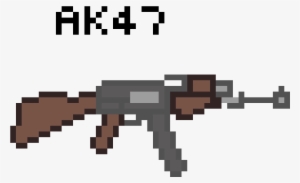 ak-47 - ak 47 pixelada png