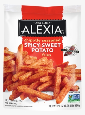 Spicy Sweet Potato Fries With Chipotle Seasoning - Alexia Fries, Yukon Select, Garlic, With Parsley