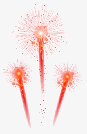 Red Fireworks Clip Art Png Image