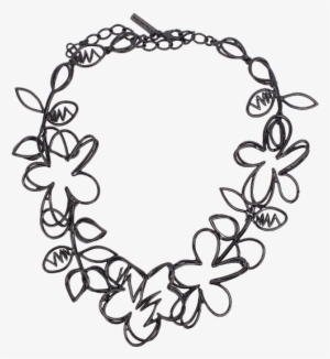 Botanical Scribble Necklace - Oscar De La Renta Botanical Scribble Necklace