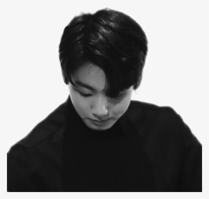 Jungkook Looks Nice In Black Clipart Library Download - Jungkook Black Transparent