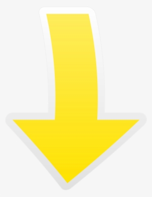 Yellow Down Arrow Png