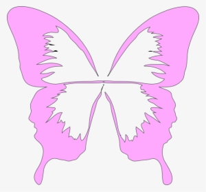 Butterfly - Pink Butterfly Wings Clipart