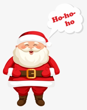 Clip Art Black And White Library Claus Ho Png Image - Christmas Santa Claus Png
