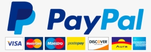 pay with logo paypal pagamento - credit card
