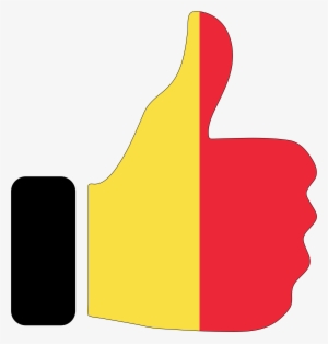 Thumbs Clipart Yellow - Belgium Clipart