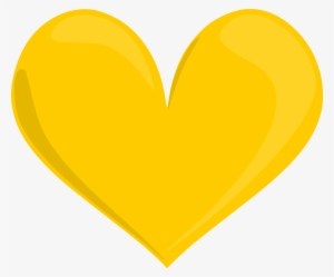 Transparent Heart Yellow - Heart Png Copyright Free