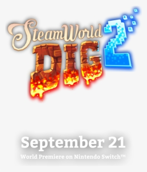 Steamworld Dig 2 Logo Slider Play Release Date Nintendo - Graphic Design