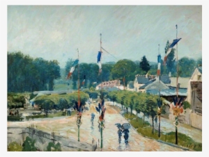 Impressionism And Post-impressionism Lecturer - Giclee Painting: Sisley's Fourteenth Of July At Marly-le-roi,