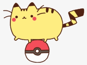 Pikachu Cat, Cat Pokemon, Nyan Cat, Pusheen Cat, Grumpy - Cat Kawaii Png
