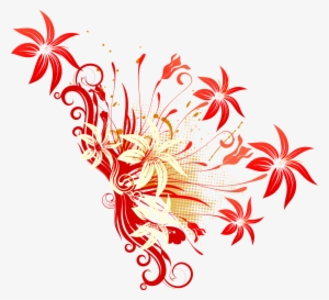 Vector Png High-quality Image - Red Flower Vector Png