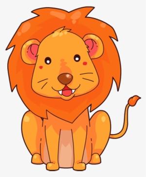 You Can Use This Cute Cartoon Lion Clip Art On Your - Clip Art