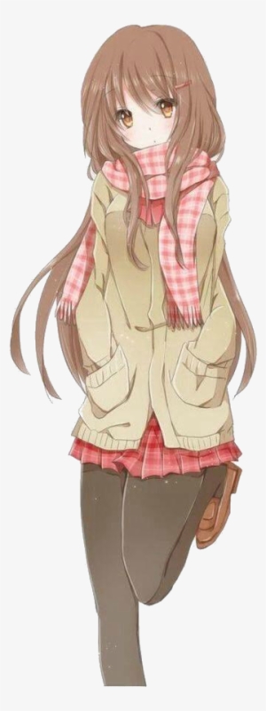 Share This - Anime Girl W Brown Hair