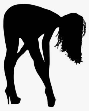 Woman Silhouette Png Images Pictures - Woman Bent Over Silhouette
