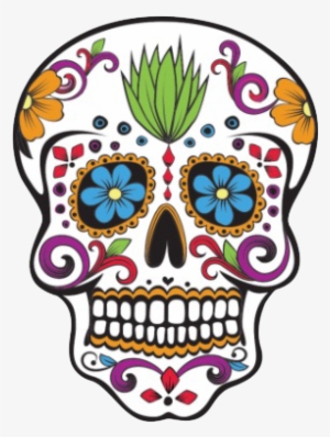 Cinco De Mayo - Day Of The Dead Skull With Cross
