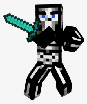 Free 3d Minecraft Animations Minecraft Character With Sword Transparent Png 800x600 Free Download On Nicepng