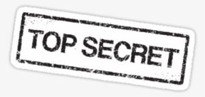 Secret Stamp Hidden Png Transparent Hiddenpng Images - Top Secret Stamp Black