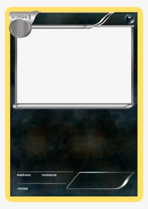 Bw Dark Stage 1 Pokemon Card Blank By The Ketchi On - Pokemon Card Template Dark