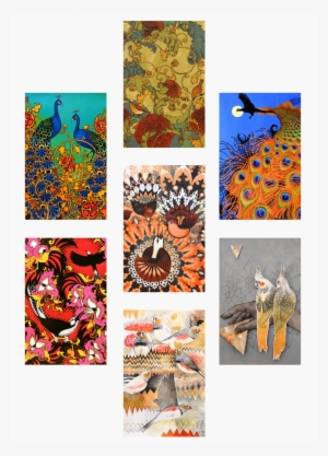 Image Of Arty Blank Card Pack Of