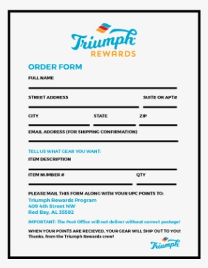Triumphrewards Orderform2 - Triumph Grain Free Dog Biscuits 00904
