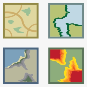 Basemap - Gis Map Icon