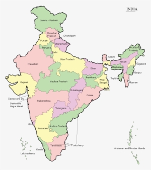 Only India Map - High Resolution India Map