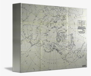 Great Circle Map Showing Fairbanks